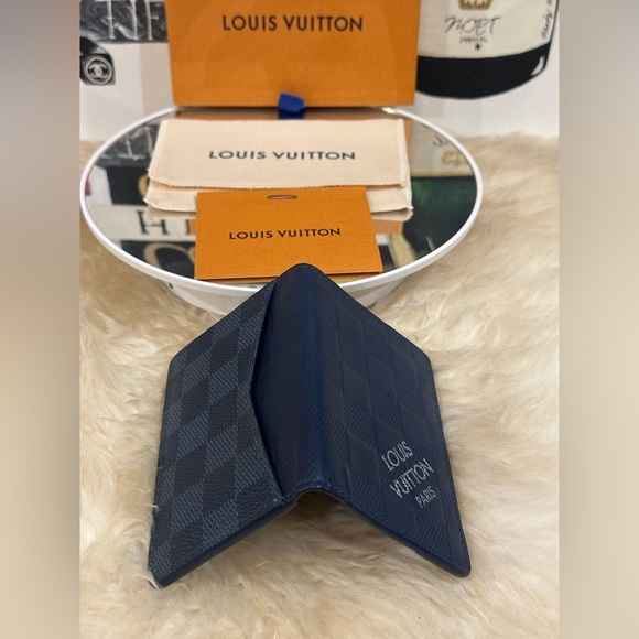 🔥 LOUIS VUITTON Damier Graphite Brazza Pocket Organizer Wallet Full Inclusion - Picture 3 of 11